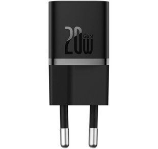Фото: 1 з 10, Зарядний Пристрій Baseus GaN5 Fast Charger 1C 20W CCGN050101 Black, купити за 599 грн зі знижкою в Смартс | smarts.ua
