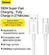 Кабель Baseus USB-Type-C 100W 2m (P10320102214-03) білий