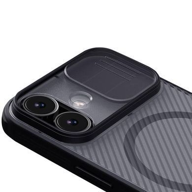 Фото: 4 з 5, Карбонова накладка Nillkin CamShield Pro Magnetic для Apple iPhone 17 (6.3") Transparent black, купити за 999 грн зі знижкою в Смартс | smarts.ua