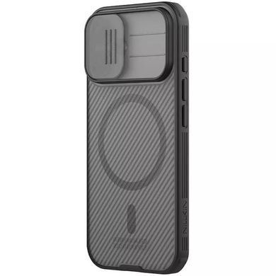 Фото: 3 з 5, Карбонова накладка Nillkin CamShield Pro Magnetic для Apple iPhone 17 (6.3") Transparent black, купити за 999 грн зі знижкою в Смартс | smarts.ua
