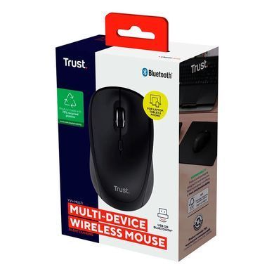 Фото: 15 з 16, Миша Trust Yvi+ Compact Multi-Device, WL/BT/USB-A, чорний, купити за 399 грн зі знижкою в Смартс | smarts.ua