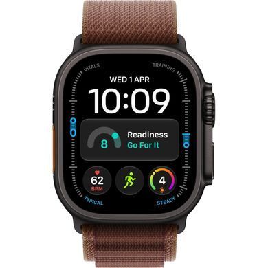 Фото: 2 з 4, Смарт-годинник Apple Watch Ultra 4 GPS + LTE 49mm Black Titanium Case With Burgundy Alpine Loop Medium MJC14, купити за 48 449 грн зі знижкою в Смартс | smarts.ua