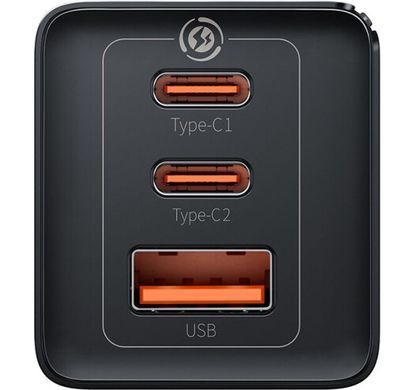 Фото: 4 з 15, Зарядний Пристрій Baseus GaN5 Pro 65W 2C+U (CCGP120201) Чорний, купити за 1 799 грн зі знижкою в Смартс | smarts.ua