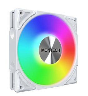 Фото: 1 из 4, Набір із трьох вентиляторів для корпусу 120MM METAL PRO 12 ARGB 3 PACK (W) MONTECH, купить за 2 179 грн со скидкой в Смартс | smarts.ua