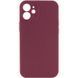 Фото: 1 з 4, Чохол Silicone Case Full Camera Protective (AA) NO LOGO для Apple iPhone 12 (6.1") Бордовий / Plum, купити за 299 грн зі знижкою в Смартс | smarts.ua