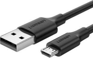 Фото: 1 з 4, Кабель UGREEN US289 USB 2.0 To Micro Cable Nickel Plating 2A 1.5m Black (60137), купити за 249 грн зі знижкою в Смартс | smarts.ua