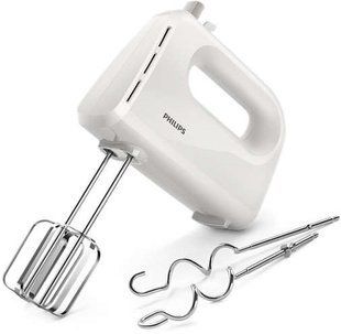Міксер Philips ручний Daily Collection 300Вт, насадки-2, турборежим, білий (HR3705/00)