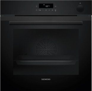 Фото: 1 из 10, Духова шафа Siemens електрична, 71л, A+, пара, дисплей, конвекція, телескопічні напрямні, чорний (HR232GEB3), купить за 41 099 грн со скидкой в Смартс | smarts.ua