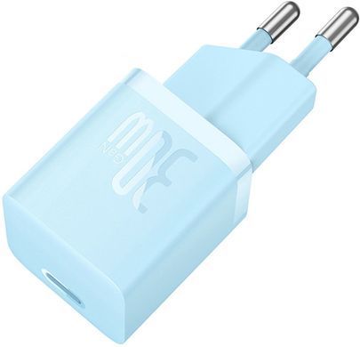 Фото: 8 з 10, Зарядний Пристрій Baseus GaN5 Fast Charger 1C 30W CCGN070603 Blue, купити за 699 грн зі знижкою в Смартс | smarts.ua