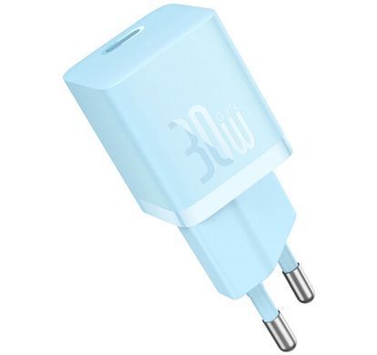 Фото: 2 з 10, Зарядний Пристрій Baseus GaN5 Fast Charger 1C 30W CCGN070603 Blue, купити за 699 грн зі знижкою в Смартс | smarts.ua