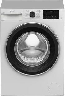Фото: 1 з 6, Пральна машина Beko фронтальна, 8кг, 1400, A+++, 55см, дисплей, пар, інвертор, AutoDose, білий (B5WFU58436W), купити за 22 999 грн зі знижкою в Смартс | smarts.ua