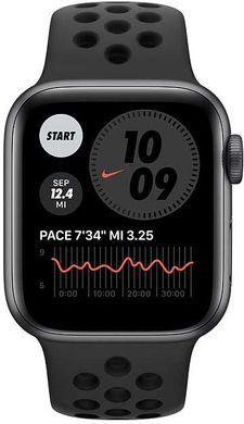 Фото: 2 з 2, Смарт-годинник Apple Watch Series 6 Nike 40mm GPS Space Gray Aluminium Case With Anthracite/Black Nike Sport Band - Regular (M00X3), купити за 12 249 грн зі знижкою в Смартс | smarts.ua