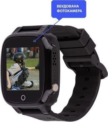 Фото: 3 з 5, Смарт-часы для детей AmiGo GO008 MILKY GPS WIFI Black, купити за 1 899 грн зі знижкою в Смартс | smarts.ua
