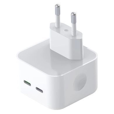 Фото: 2 з 3, Зарядний Пристрій XO L102 Double USB-C QC&PD3.0 35W 3A With Lightning-Type-C Cable White, купити за 549 грн зі знижкою в Смартс | smarts.ua