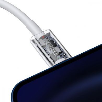 Фото: 6 з 10, Кабель Baseus Superior Series Fast Charging Data Cable Type-C To IP PD 20W 0.25m (CATLYS-02) White, купити за 299 грн зі знижкою в Смартс | smarts.ua