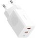 Зарядний Пристрій Baseus GaN5 Pro 40W Wall charger 2Type-C (CCGP180102) White