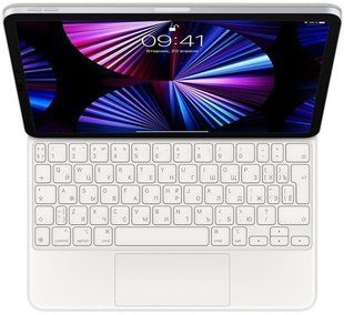 Фото: 1 из 5, Apple Magic Keyboard Folio For iPad Pro 11 2021 MJQJ3 White, купить за 12 099 грн со скидкой в Смартс | smarts.ua