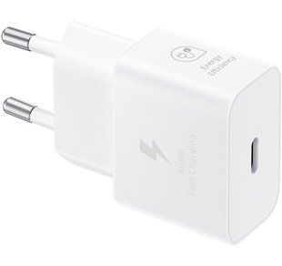 Фото: 1 з 8, Зарядний Пристрій Samsung 25W EP-T2510NWEGEU PD White, купити за 679 грн зі знижкою в Смартс | smarts.ua
