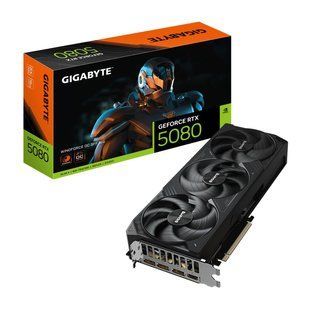 Фото: 1 з 8, Відеокарта PCIE16 RTX5080 16GB GDDR7 GV-N5080WF3OC-16GD GIGABYTE, купити за 102 999 грн зі знижкою в Смартс | smarts.ua