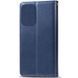 Шкіряний чохол-книжка GETMAN Gallant (PU) для Xiaomi 11T / 11T Pro Синій