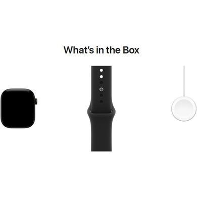 Фото: 4 з 4, Смарт-годинник Apple Watch Series 12 GPS 42mm Black Aluminum Case With Black Sport Band S/M MJEA4, купити за 23 999 грн зі знижкою в Смартс | smarts.ua