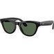 Розумні окуляри RAY-BAN | META Skyler Gen2 Standard Shiny Black Frame / G-15 Green Lenses (RW4014 601/71 52-20)