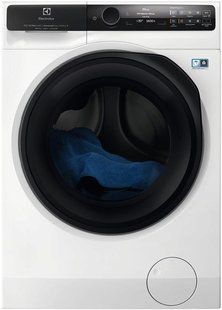 Фото: 1 з 1, Прально-сушильна машина Electrolux фронтальна, 11(7)кг, 1600, А, 58см, дисплей, пара, інвертор, universaldose, білий (EW8W7607QU), купити за 49 499 грн зі знижкою в Смартс | smarts.ua