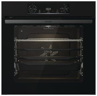 Фото: 1 из 25, Духова шафа Gorenje електрична, 77л, A+, пара, дисплей, піроліз, чорний (BPS6737E07B), купить за 23 899 грн со скидкой в Смартс | smarts.ua