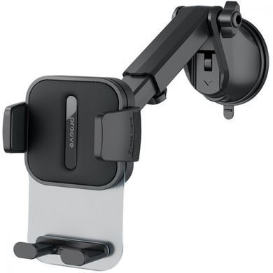 Фото: 3 з 6, Автомобільний тримач Proove Crystal Clamp Suction Type Car Mount (CHCS00000001) Black, купити за 479 грн зі знижкою в Смартс | smarts.ua