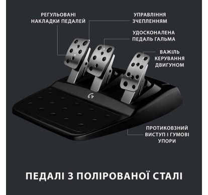 Фото: 7 из 10, Кермо Logitech G923 For PS4 And PC Black (941-000149), купить за 13 599 грн со скидкой в Смартс | smarts.ua