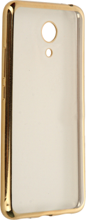 Фото: 1 з 2, Чехол-накладка Meizu M5 Silicon Case Vip (0.3mm) Gold, купити за 299 грн зі знижкою в Смартс | smarts.ua