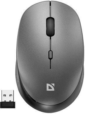 Фото: 2 из 4, Миша DEFENDER (52029) Auris MB-027,4D,800-1600dpi, silent, сірий, купить за 227 грн со скидкой в Смартс | smarts.ua