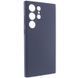 Чохол TPU GETMAN Liquid Silk Full Camera для Samsung Galaxy S26 Ultra Синій / Midnight Blue