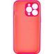 Чехол Silicone Case Full Camera Protective (AA) NO LOGO для Apple iPhone 14 Pro (6.1") Розовый / Chalk Pink