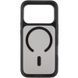 TPU+PC чохол Metal Buttons with Magnetic Fit для Apple iPhone 18 Pro / 17 Pro (6.3") Чорний / Black