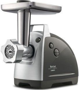 М'ясорубка Tefal HV8 Successor, 2200Вт, 4.5кг/хв, 3 решітки, насадка для ковбас, кеббе, 4 терки, пластик/метал, чорний (NE688837)
