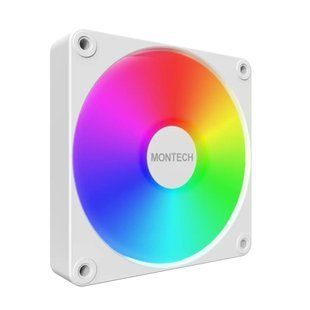 Фото: 1 из 3, Корпусний вентилятор 120MM GF120 V2 ARGB PWM (W) MONTECH, купить за 329 грн со скидкой в Смартс | smarts.ua