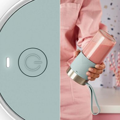 Фото: 2 з 9, Блендер Tefal Lightmix портативний для смузі, чаша-300мл, USB, тритан, зелений (BL1C0430), купити за 1 499 грн зі знижкою в Смартс | smarts.ua
