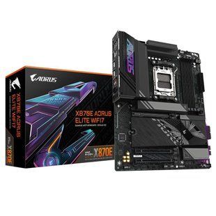 Фото: 1 из 11, Материнська плата AMD X870E SAM5 ATX X870E A ELITE WIFI7 GIGABYTE, купить за 15 599 грн со скидкой в Смартс | smarts.ua