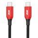 Кабель USB-C > USB-C заряджання/синхронізації 2E 1м, 100Вт Type-C, чорний (2E-CC100-WH)