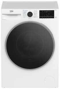 Фото: 1 з 5, Прально-сушильна машина Beko фронтальна, 10(7)кг, 1400, А, 60см, дисплей, інвертор, пара, HomeWhiz, білий (B5DFT510457WPB), купити за 22 999 грн зі знижкою в Смартс | smarts.ua
