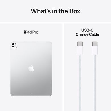 Фото: 6 з 6, Планшет Apple iPad Pro 13 (2025) Wi-Fi 2TB Silver with Nano-texture Glass, купити за 105 699 грн зі знижкою в Смартс | smarts.ua