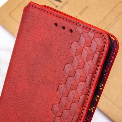 Фото: 5 з 5, Шкіряний чохол-книжка GETMAN Cubic (PU) для Motorola Moto G67 / G77 Червоний, купити за 599 грн зі знижкою в Смартс | smarts.ua