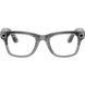 Розумні окуляри RAY-BAN | META Wayfarer Gen2 Standard Shiny Transparent Grey Frame/Clear Sapphire Lenses (RW4012 6840MF 50-22)