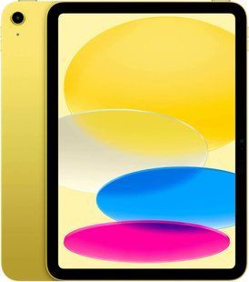 Фото: 1 з 6, Планшет Apple iPad (2022) 10.9 Wi-Fi + LTE 256GB Yellow, купити за 32 299 грн зі знижкою в Смартс | smarts.ua