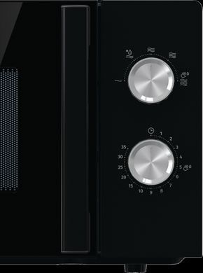 Мікрохвильова піч Gorenje, 17л, мех. керув., 700Вт, чорний (MO17E1BH)