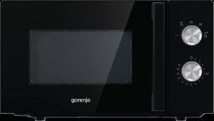 Мікрохвильова піч Gorenje, 17л, мех. керув., 700Вт, чорний (MO17E1BH)