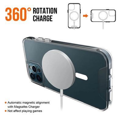 Фото: 3 з 4, Чохол TPU Space Case with MagSafe для Apple iPhone 14 Pro Max (6.7") Прозорий, купити за 699 грн зі знижкою в Смартс | smarts.ua