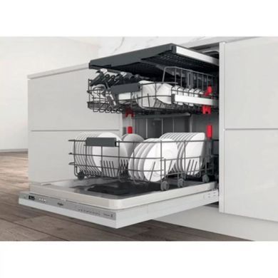 Фото: 7 из 12, Посудомийна машина Whirlpool вбудована, 14компл., A+++, 60см, дисплей, інвертор, 3й кошик, білий (WIC3C33PFE), купить за 18 555 грн со скидкой в Смартс | smarts.ua