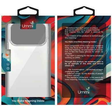 Фото: 2 з 2, Чохол TPU Ummi transparent для Apple iPhone 17 Pro / 18 Pro (6.3") Clear, купити за 499 грн зі знижкою в Смартс | smarts.ua